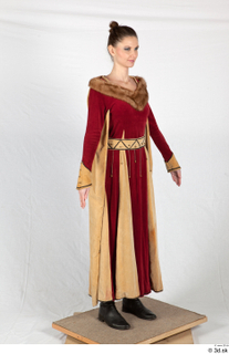  Photos Medieval Queen in dress 1 Medieval Queen Medieval clothing a poses whole body 0006.jpg
